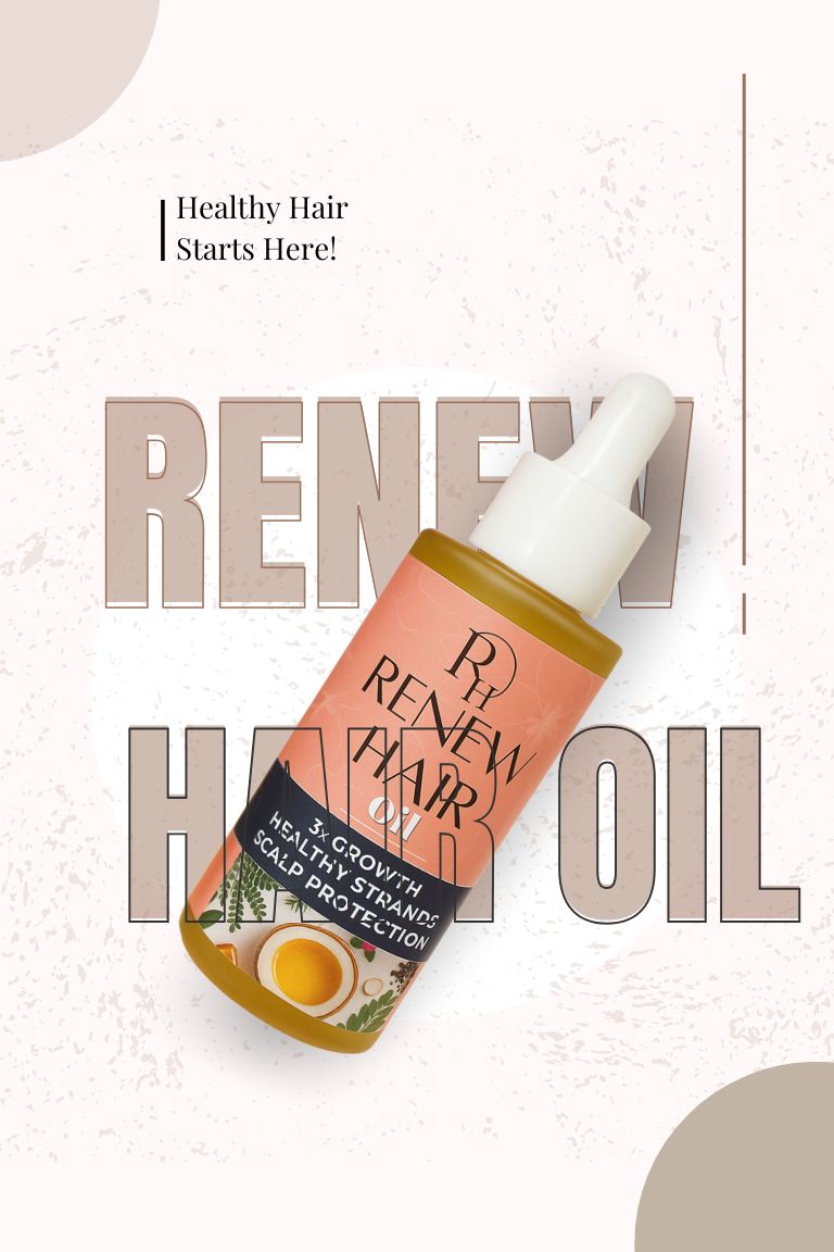 Beige Brown Simple Hair Care Product Instagram Post (768 x 1152 px)